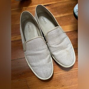 Vince beige slip on sneaker size 8.5